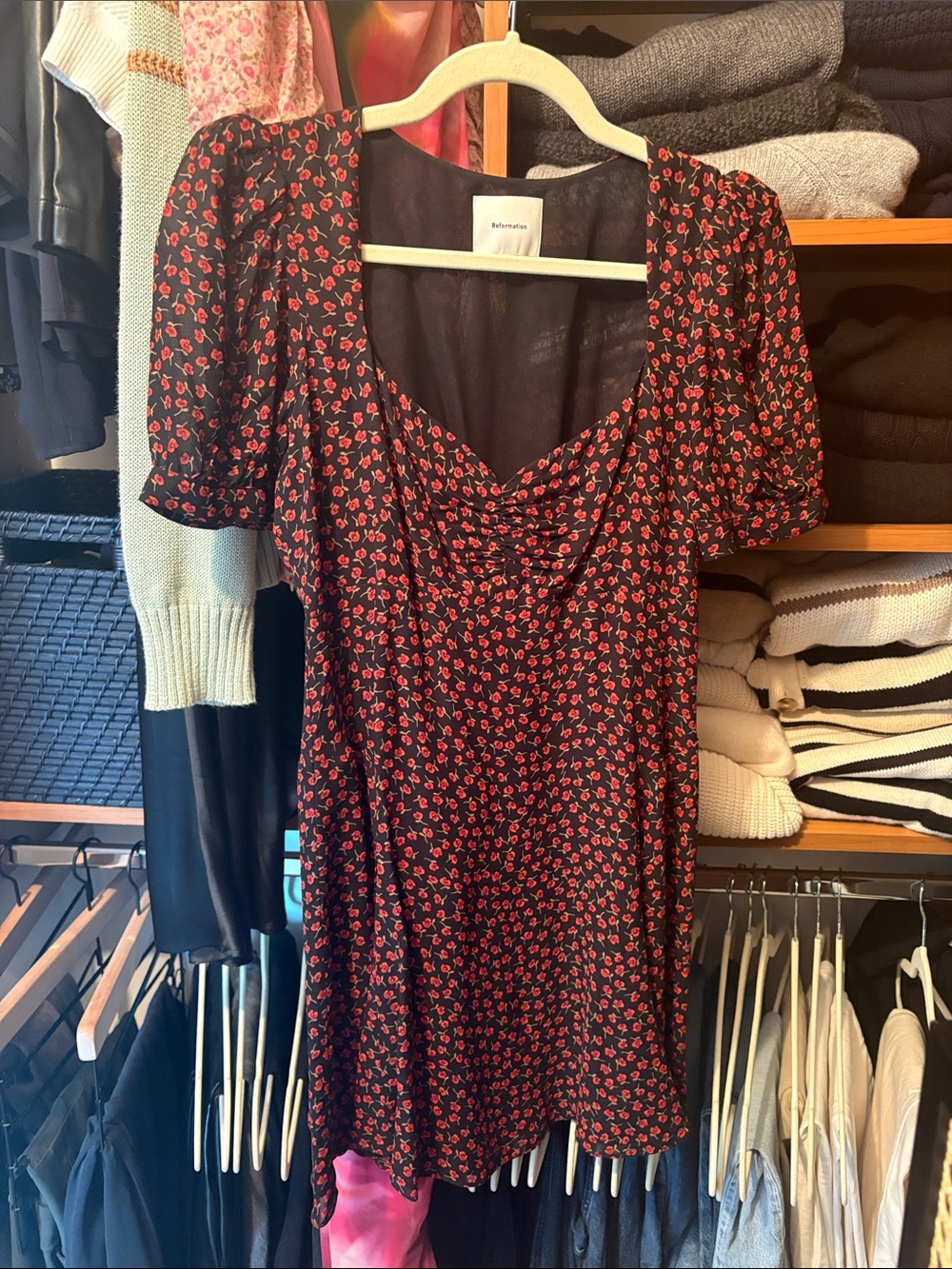 Reformation Rebecca Dress - Size 6 - Picture 5 of 8